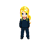 Animated pixel portrait of Katja